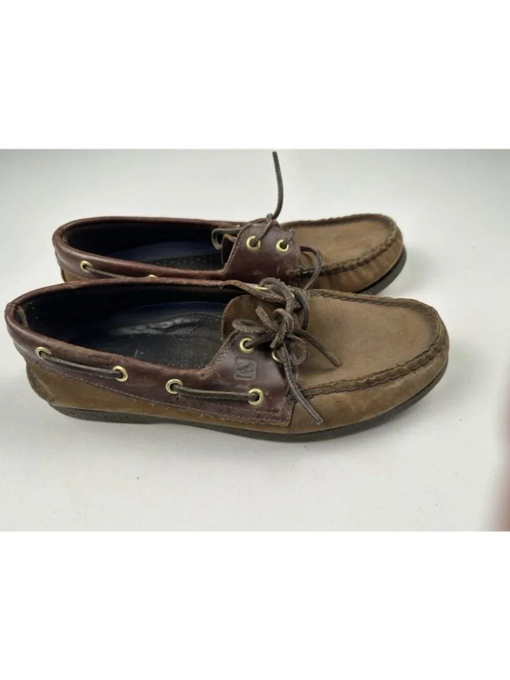 Sperry Men's Top Sider 0195412 Authentic Original 2-Eye Boat Shoe Brown Buck 8.5